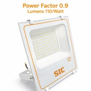 LED Flood Light 50W powr Factor 0.9 Lumens 110 per wattage