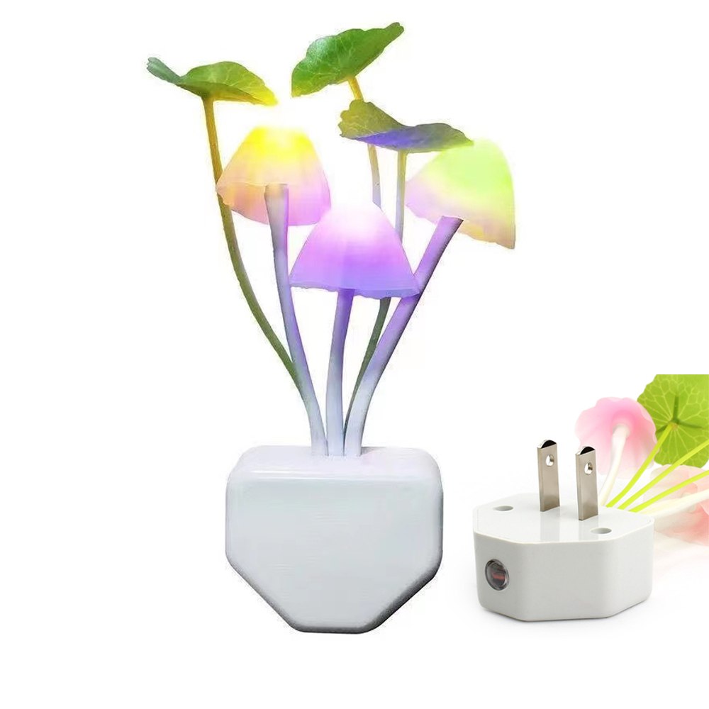 Buy LED Sensor Mushroom Night Light Indoor Plug in Wall Light