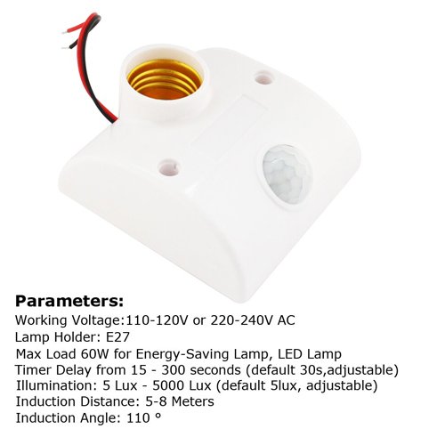 Buy Led 110v-240v Infrared Pir Motion Sensor Detector Wall Light Switch