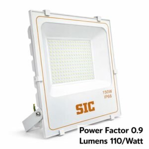 Flood Light 150W power factor 0.9 lumens 110 per wattage