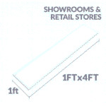 SIC LED SMD Panel Light 1×4 – 48W | High Brightness 110LM/W | Energy Efficient Ceiling Light