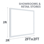 SIC LED SMD Panel Light 2x2 – 48W | High Brightness 110LM/W | Energy Efficient Ceiling Light
