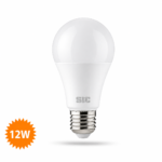 SIC LED Bulb 12W E27/B22 – Energy Saving, High Brightness | 165–265V, CRI >80