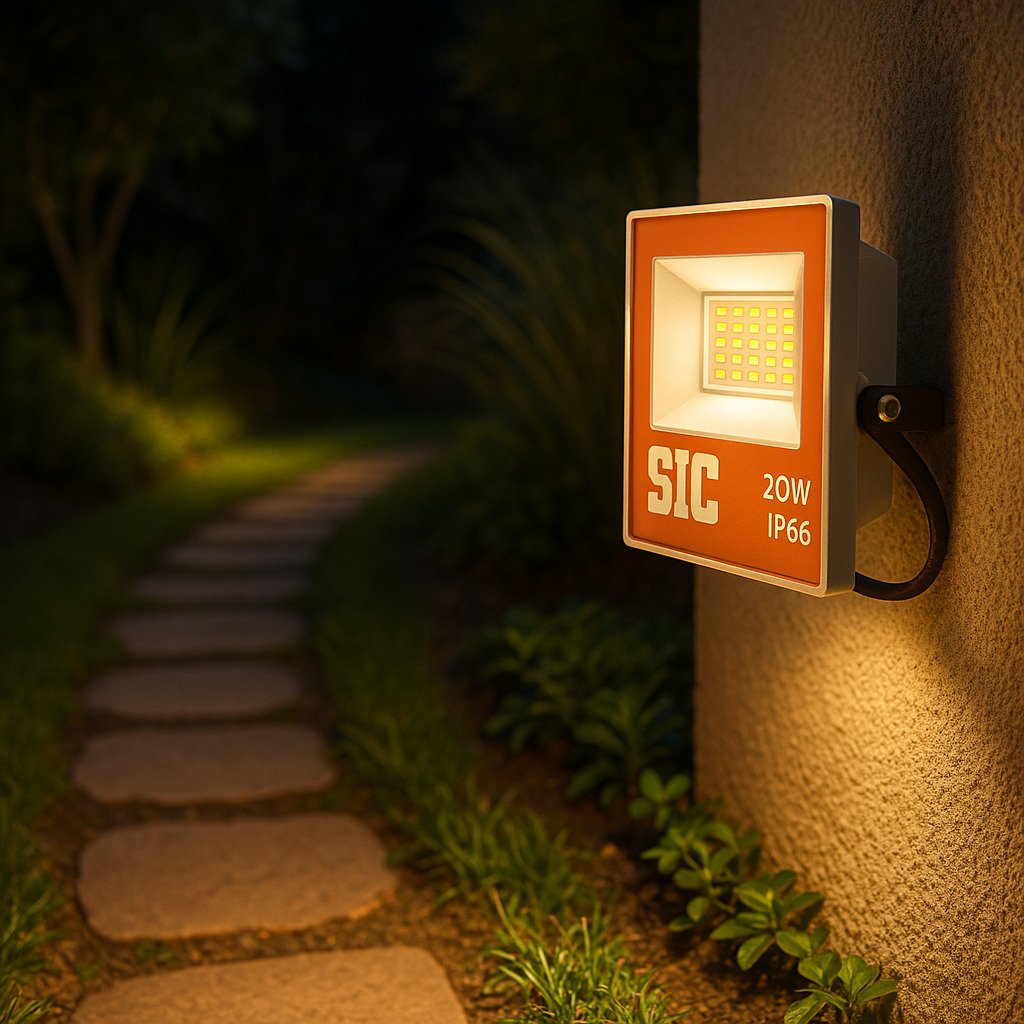 SIC 20W LED SMD Flood Light – IP66 Waterproof – High Brightness