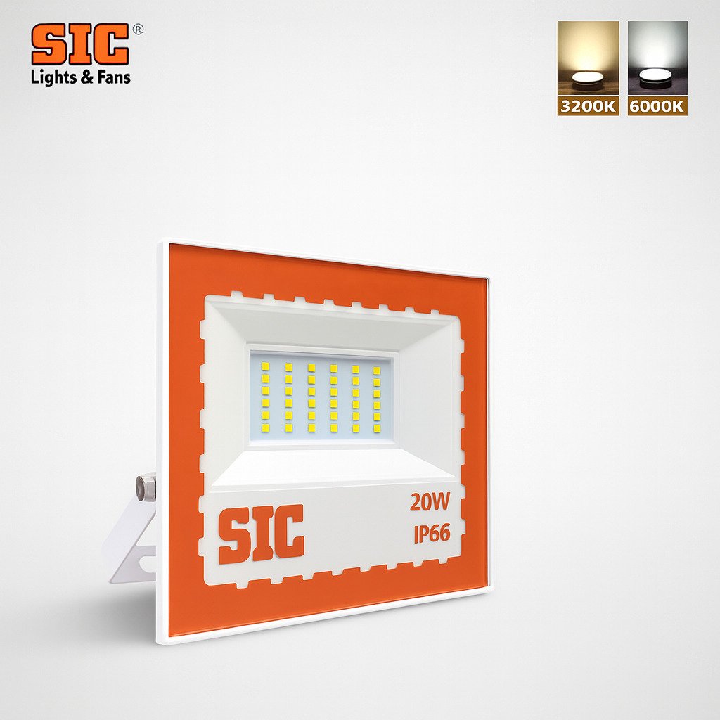 SIC 20W LED SMD Flood Light – IP66 Waterproof – High Brightness