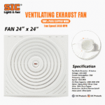 SIC False Ceiling Exhaust Fan 2 x 2 – Smooth Ventilation