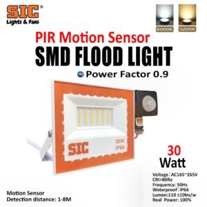 SIC Motion Sensor Flood Light 30W
