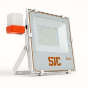 SIC 50W LED Flood Light with Sun Switch | IP66 Waterproof | Automatic Day/Night Control