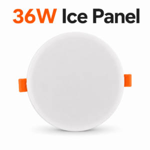 SIC 36W Frameless ICE SMD Slim Round Adjustable Recessed LED Ceiling Panel Light Cool Daylight 6500K