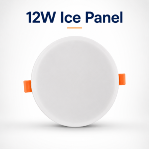 SIC 12W Frameless ICE SMD Slim Round Adjustable Recessed LED Ceiling Panel Light Cool Daylight 6500K