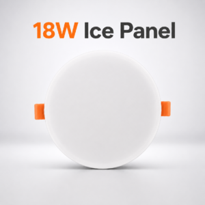SIC 18W Frameless ICE SMD Slim Round Adjustable Recessed LED Ceiling Panel Light Cool Daylight 6500K