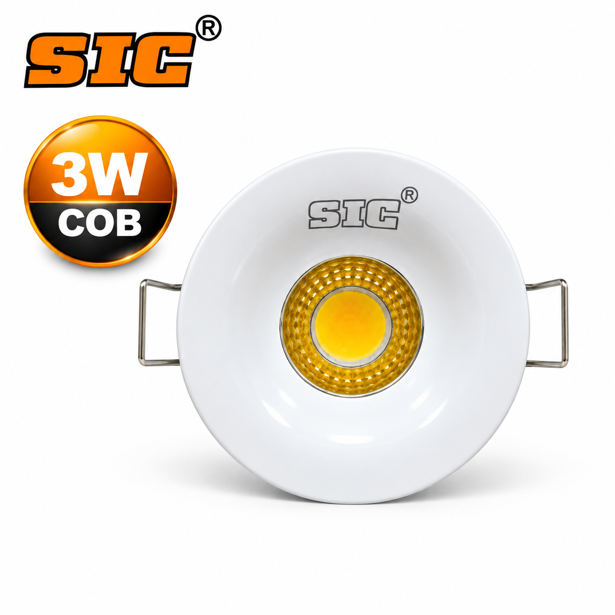 SIC 3W COB LED Spotlight – Recessed Cabinet & Ceiling Light