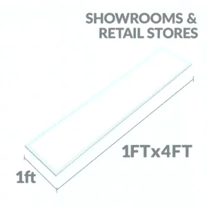 SIC 1x4 LED SMD panel light 48W