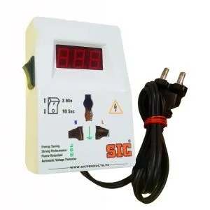 63A smart voltage protector with digital monitor