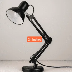 SIC 2ft adjustable study table lamp black