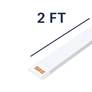 SIC 2ft LED Light – ON/OFF Comparison (6000K White and 3200K Warm)