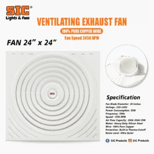 False Ceiling Exhaust Fan 2x2