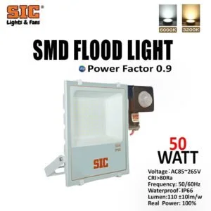 SIC 50W LED motion sensor flood light